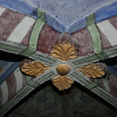 Detail vom Kirchengewölbe