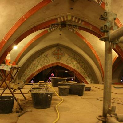 Renovation des Kirchengewölbes